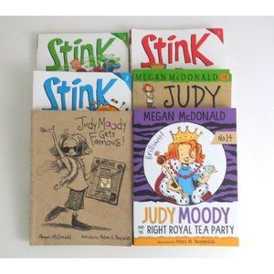 Lot of 6 Judy Moody & Stink Children's Scholastic Paperback Books